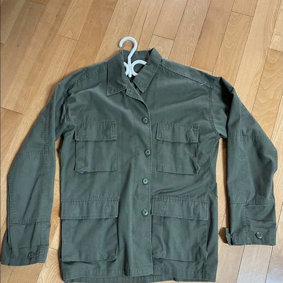 Custom made army style jacket with Poetic Justice patch - Picture 2 of 2